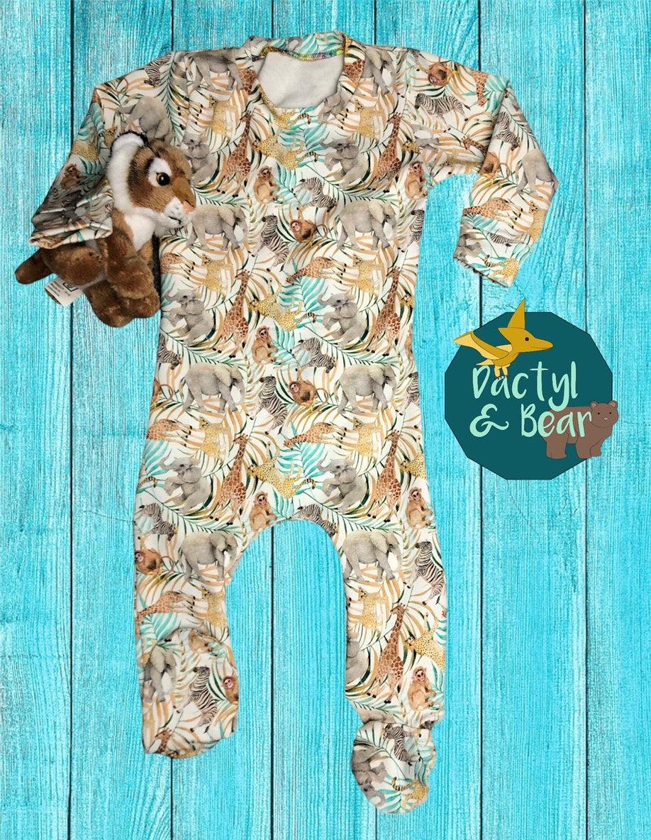 Babygrow with feet