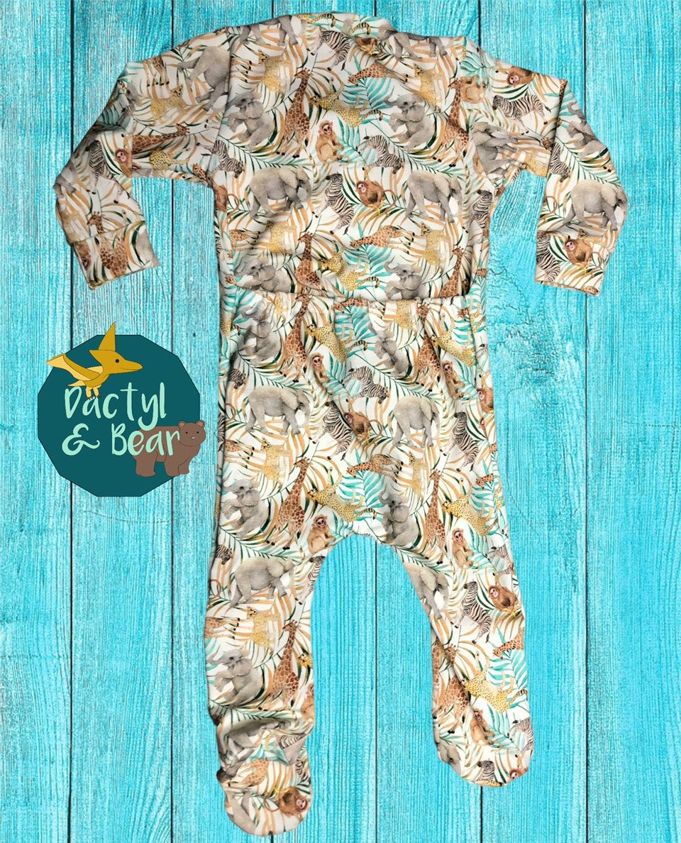 Babygrow with feet